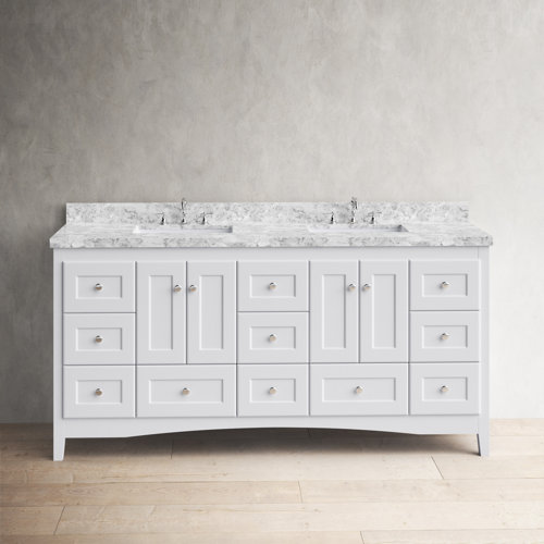 Birch Lane™ Fresno 72" Double Bathroom Vanity Set & Reviews Wayfair